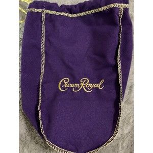 Lot of 12 Crown Royal Purple Drawstring Bags